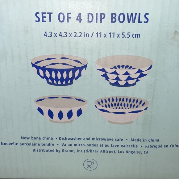 set of 4 new bone China bowls - Picture 10 of 16